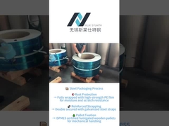 Verpakkingsproces van staal