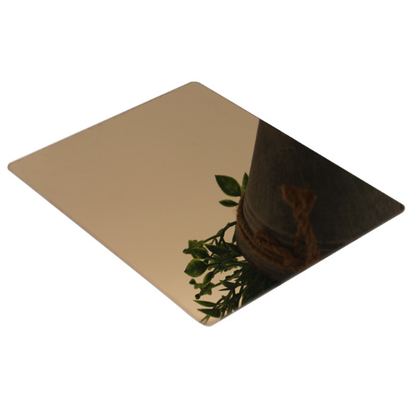 14 mm Precision Engineered Polished Stainless Plate Architectonische en fabricage toepassingen