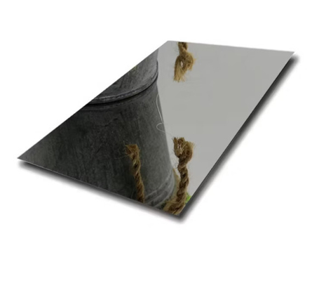 Glanzend reflecterend oppervlak gewalst roestvrij staalplaat 317l voor premium decoratieve projecten