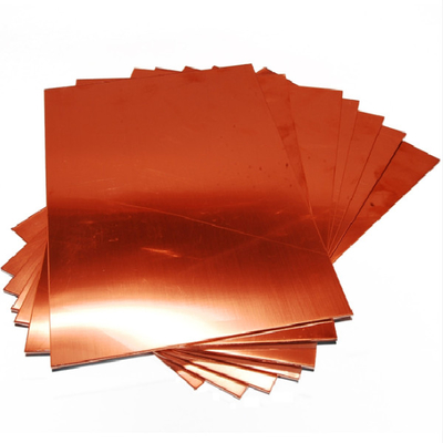 99.99% T2 4x8ft van het de Platenblad van Koperkathoden Koper Materiële 3mm 5mm 20mm Dikte